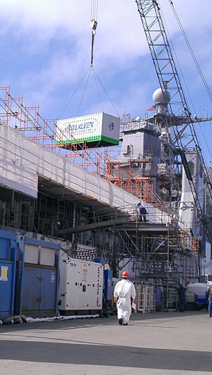 Main Diesel Oil Flush for US Navy
